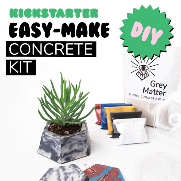 Easy Make Concrete Kit Kickstarter Thank You!