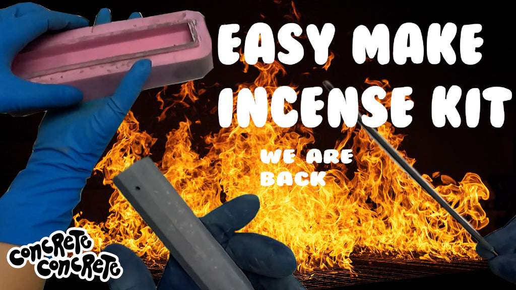 Easy Make Incense Kit | Learn to fix concrete spotting – Concrete Concrete